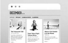 Reflections Magazine webstie refresh project.