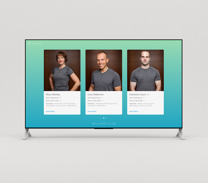 BC Digital Signage - Trainer preview.